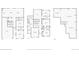 Detailed floor plan of the home showcasing the layout of the first floor, second floor, and basement at 5226 Inland Ave, Firestone, CO 80504