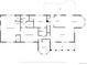 A black and white floorplan of the house shows the relation of the rooms to each other at 4185 Red Rock Dr, Larkspur, CO 80118