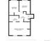 Layout featuring a bathroom, hall, and primary bedroom, alongside two additional bedrooms at 19053 E 22Nd Dr, Aurora, CO 80011