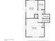 Lower level floor plan showcases bedroom, bathroom, and closet locations with stairs access at 2330 Yarrow St, Lakewood, CO 80214