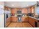 Well-equipped kitchen with stainless steel appliances, granite countertops, and ample cabinet space at 1432 Red Mica Way, Monument, CO 80132
