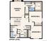 Upper-level floor plan with an owner's suite, bath, linen closet, two additional bedrooms, laundry, and bath two at 2202 Flower Blossom Ave, Brighton, CO 80601
