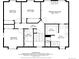 Upstairs floor plan featuring primary bedroom with WIC, bedrooms, hall, and multiple bathrooms at 2011 Sundrop Trl, Highlands Ranch, CO 80126