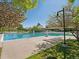 View of a large community pool with lounge chairs and landscaping at 10345 Lions Heart, Lone Tree, CO 80124