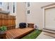 View of the back wooden deck at 1529 S Sable Blvd # C, Aurora, CO 80012