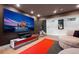 Cozy home theater with a large screen and comfortable seating, perfect for movie nights at 600 Garfield St, Denver, CO 80206
