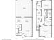 Floor plans showing the layout of the property's first and second floors at 9305 S Gore St # C, Arvada, CO 80007