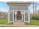 Outdoor shed can be used as an office, art studio, yoga space or personal gym at 3117 Victor St, Aurora, CO 80011