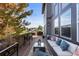 Inviting back deck area is perfect for entertaining with its outdoor seating and open layout at 1519 Stonehill Ct, Castle Rock, CO 80104