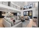 Spacious living room with open floor plan and modern finishes at 1544 S Fillmore St, Denver, CO 80210