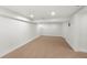 Spacious unfinished basement with carpet, ready for customization at 2849 N Vine St, Denver, CO 80205