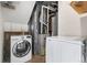 Basement laundry area with washer and dryer at 13040 W 63Rd Pl # C, Arvada, CO 80004