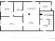 Layout of basement with bedroom, bath, storage, laundry and electrical rooms with specific dimensions at 1528 Holly St, Denver, CO 80220