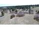 An aerial view captures a vast, open field punctuated with scattered trees, offering a sense of natural serenity at 12984 Crowfoot Springs Rd, Larkspur, CO 80118