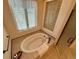 A luxurious bathtub with tile surround, a window with blinds, and a walk-in shower at 12984 Crowfoot Springs Rd, Larkspur, CO 80118