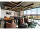 Fun game room with a foosball table, checker board, and comfortable seating at 4781 Saddle Iron Rd, Castle Rock, CO 80104