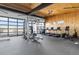 State-of-the-art gym featuring treadmills and weight lifting equipment at 4781 Saddle Iron Rd, Castle Rock, CO 80104