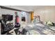 Bedroom featuring a desk and chair, TV, Yoda-themed bedding and punching bag at 2560 Westchester Dr, Denver, CO 80221