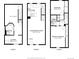 Detailed floor plan showcasing the layout of all three floors, including dimensions at 1198 Milo Cir # A, Lafayette, CO 80026