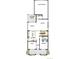 Detailed first-floor floorplan with a two-car garage, kitchen, dining area, Gathering room, and study at 21204 E 63Rd Dr, Aurora, CO 80019