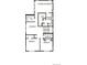 Second-floor floorplan featuring the owner's retreat, three bedrooms, and two bathrooms for comfortable living at 21204 E 63Rd Dr, Aurora, CO 80019