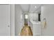 Bright bathroom has a double sink vanity and modern fixtures at 4012 S Newport Way, Denver, CO 80237