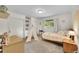 Charming bedroom with a tent, closet, and nice window view at 4012 S Newport Way, Denver, CO 80237