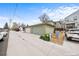 Detached two-car garage providing ample parking and storage space, accompanied by a well-kept driveway at 109 Cantril St, Castle Rock, CO 80104