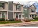Charming townhome with a well-maintained front yard and inviting entrance at 19807 Victorian Way, Parker, CO 80138