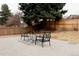 Inviting backyard patio with outdoor seating, perfect for relaxation and entertainment at 6285 S Oneida Way, Centennial, CO 80111