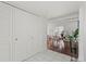 Hallway with closet leading to dining and living area at 9725 E Harvard Ave # 323, Denver, CO 80231