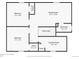 Basement floor plan showcasing bedrooms, Gathering room, bathroom, and laundry room at 7870 Kimberly St, Commerce City, CO 80022