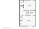 Floor plan of the second floor showing bedrooms, bathroom, laundry and closets at 3616 W Radcliff Ave, Denver, CO 80236