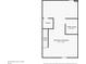 Basement floor plan featuring finished basement, stairs up, closet, and utility closet at 3616 W Radcliff Ave, Denver, CO 80236