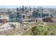 Stunning aerial view of downtown Denver showcasing modern high-rise buildings and green spaces at 1700 Bassett St # 1808, Denver, CO 80202