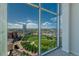 Stunning city and park views from large window, bringing the outdoors inside at 1700 Bassett St # 1808, Denver, CO 80202