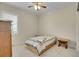 Small bedroom with a twin bed and wooden dresser at 4439 Mcmurdo Ct, Castle Rock, CO 80108