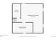 A finished basement floor plan with laundry room and closet at 9430 Perry St, Westminster, CO 80031