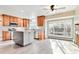 Updated kitchen with island and stainless steel appliances at 5385 Camargo Rd, Littleton, CO 80123