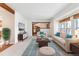 Bright living room with large windows and comfortable seating at 5385 Camargo Rd, Littleton, CO 80123