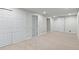 Finished basement offering neutral carpet, doors, and closet offering lots of functional space at 742 Hanover St, Aurora, CO 80010