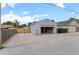 Detached two-car garage with parking area in the backyard at 742 Hanover St, Aurora, CO 80010