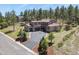 Charming two-story home with three-car garage, beautiful landscaping, and inviting curb appeal at 7947 Monarch Rd, Larkspur, CO 80118