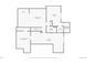 Basement floor plan featuring rec room, bedroom, bar, flex and storage spaces at 7947 Monarch Rd, Larkspur, CO 80118