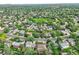 Aerial view of the neighborhood showcasing tree-lined streets and well-maintained homes at 17404 E Prentice Cir, Centennial, CO 80015