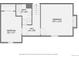 Upper floor plan featuring three bedrooms and one bath at 17404 E Prentice Cir, Centennial, CO 80015