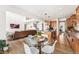 Open-concept view of kitchen with breakfast nook and Gathering room at 10968 Lewiston St, Commerce City, CO 80022