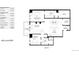 Detailed floor plan of the apartment, highlighting the layout, room dimensions, and balcony square footage at 7600 Landmark Way # 613-2, Greenwood Village, CO 80111