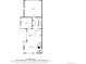 Detailed floorplan showcasing the layout of the first floor with kitchen, living room and dining area at 5925 Hanover St, Denver, CO 80238