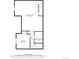 Floorplan of basement featuring recreation room, bedroom and electrical room at 5925 Hanover St, Denver, CO 80238